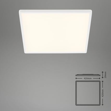 Briloner 7158-416 - Plafón LED SLIM LED/22W/230V 42x42 cm