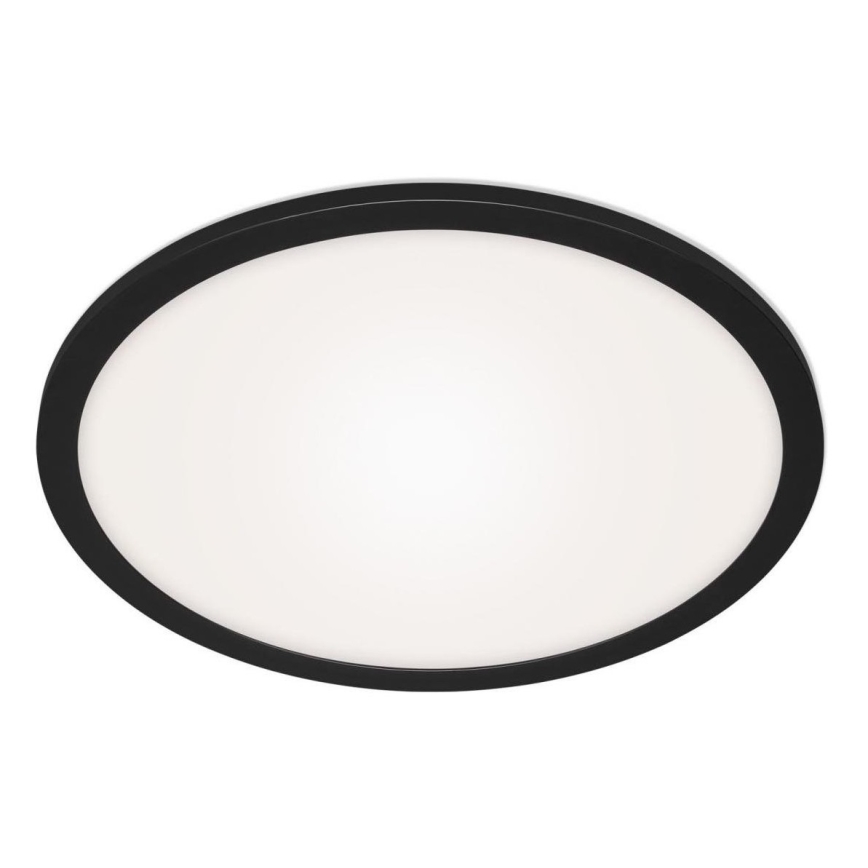 Briloner 7168-015 - Plafón LED regulable PIATTO LED/22W/230V 3000-6500K diá. 40 cm negro + control remoto