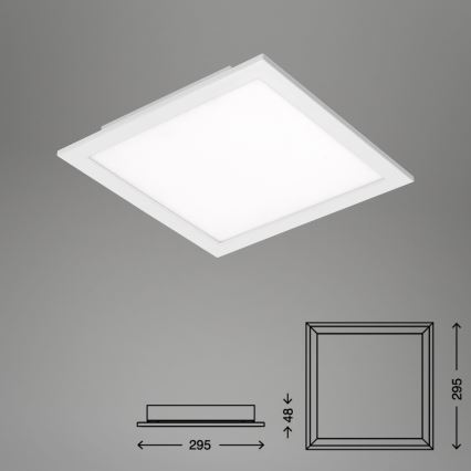 Briloner 7194-016 - Plafón LED regulable SIMPLE LED/18W/230V 3000-6500K + mando a distancia