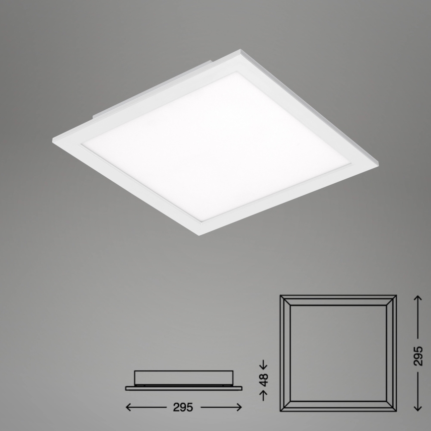 Briloner 7194-016 - Plafón LED regulable SIMPLE LED/18W/230V 3000-6500K + mando a distancia