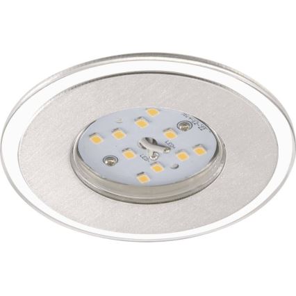 Briloner 7197-039 - JUEGO 3x Lámpara empotrable de baño LED regulable LED/4,5W/230V IP44