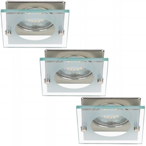 Briloner 7202-032 - SET 3x Iluminación LED para el baño ATTACH 1xGU10/4W/230V