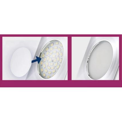 Briloner 7224-040 - SET 4x Difusor para luces empotradas diá. 69 mm