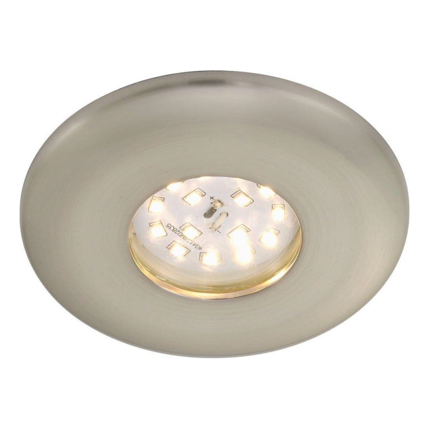 Briloner 7227-012 - Lámpara empotrable de baño LED LED/5W/230V IP65 cromo mate