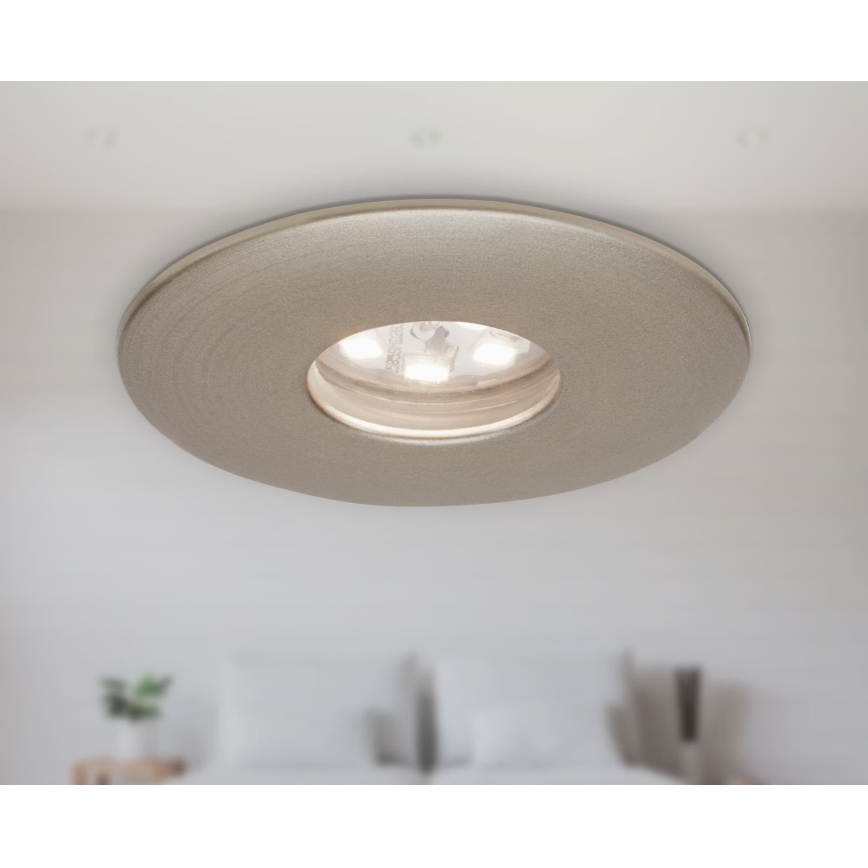 Briloner 7240-032 - SET 3x Lámpara empotrable de baño LED ATTACH LED/1,8W/230V IP44 cromo mate