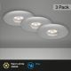 Briloner 7240-039 - SET 3x Lámpara empotrable de baño LED LED/1,8W/230V IP44