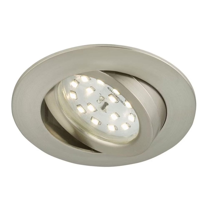 Briloner 7296-012 - Lámpara empotrable de baño LED regulable ATTACH LED/6,5W/230V IP23 cromo mate