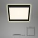 Briloner 7362-015 - Plafón LED CADRE LED/18W/230V 29,6x29,6 cm negro