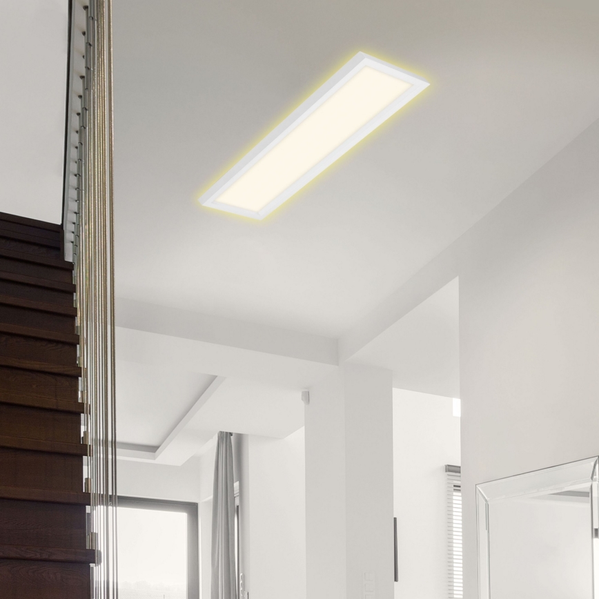 Briloner 7365-016 - Plafón LED CADRE LED/22W/230V 58,2x20,2 cm blanco