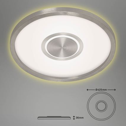 Briloner 7366-112 - Plafón LED GEO LED/22W/230V