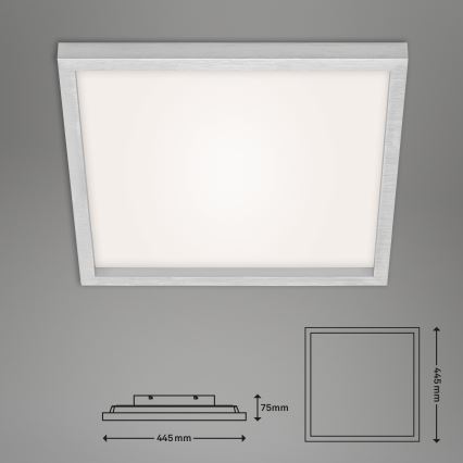 Briloner 7371-014 - Plafón LED regulable LED/24W/230V 3000-6500K + control remoto