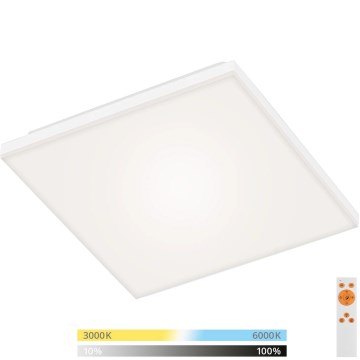 Briloner 7378-016 - Panel LED regulable LED/12W/230V 3000/4000/6500K + mando a distancia