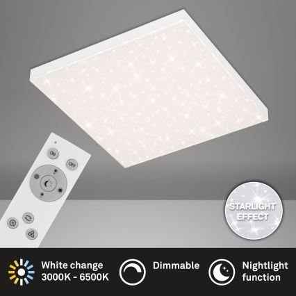 Briloner 7381-116 - Plafón LED regulable STARRY SKY LED/24W/230V 3000-6500K + control remoto