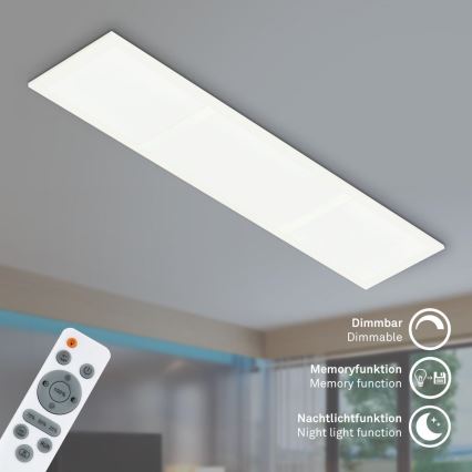 Briloner 7388-016 - Plafón regulable RGBW LED/24W/230V 3000-6500K + control remoto