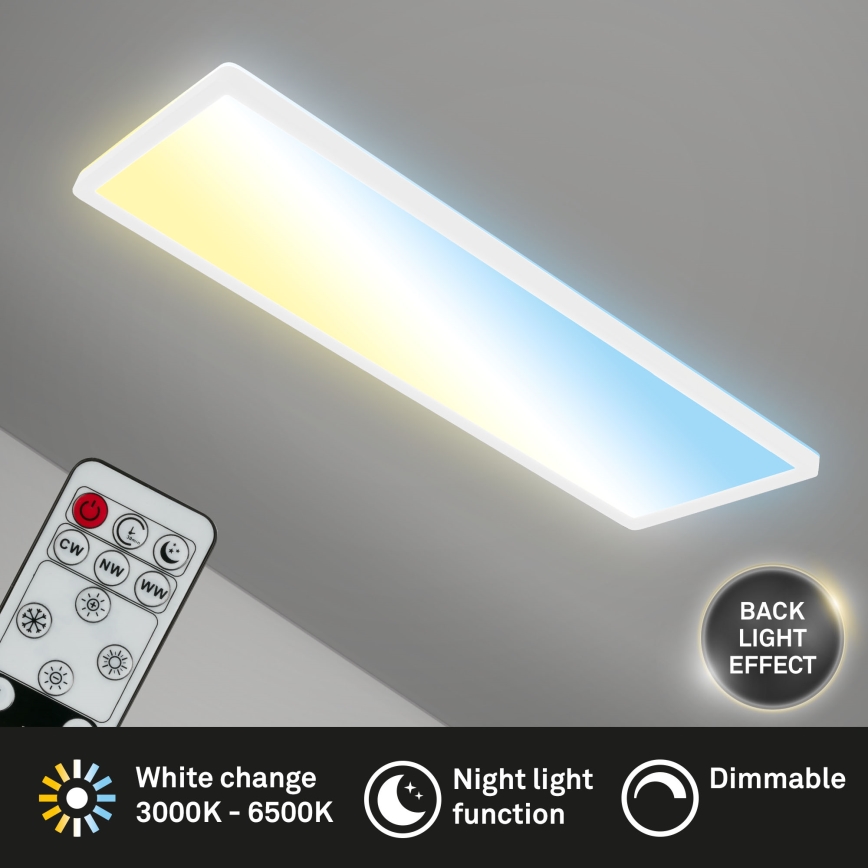 Briloner 7403-016 - Plafón LED regulable SLIM LED/23W/230V 2700-6500K + control remoto