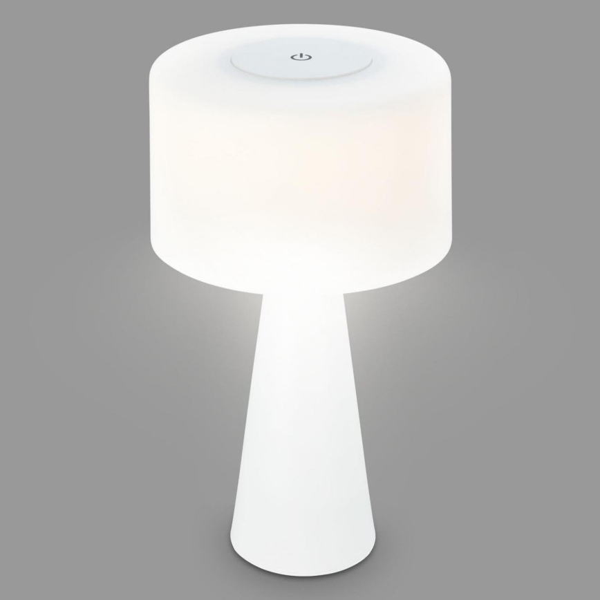 Briloner 7420016 - LED Regulable Recargable táctil exterior lámpara de mesa LED/4W/5V IP44 3000K blanco