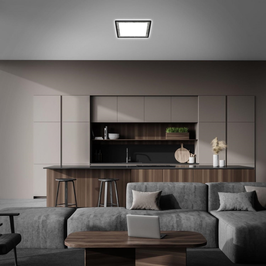 Briloner 7459-414 - Plafón LED regulable SLIM LED/22W/230V 2700-6500K + control remoto