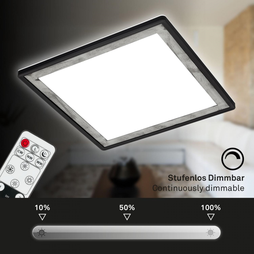 Briloner 7459-414 - Plafón LED regulable SLIM LED/22W/230V 2700-6500K + control remoto