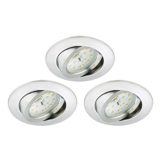 Briloner 8312-039 - SET 3x Lámpara empotrable de baño LED LED/5W/230V IP23