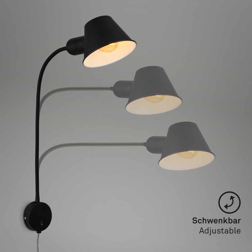 Briloner - Aplique BRELLO 1xE27/10W/230V