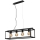 Briloner - Lámpara de araña con cable BLACK STEEL 4xE27/40W/230V
