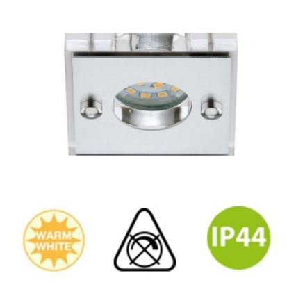 Briloner - Lámpara empotrable de baño LED ATTACH LED/5W/230V IP44