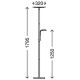 Briloner 1292-022 - LED Lámpara de mesa regulable EVER 1xLED/21W/230V + 1xLED/3,5W