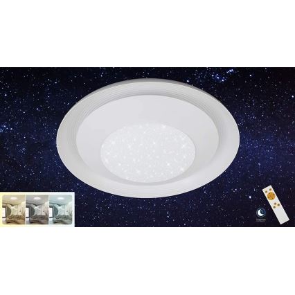 Briloner 3366-116 - LED Plafón regulable LED/24W/230V 3000K-65000K + mando a distancia