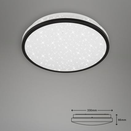 Briloner - Plafón LED de baño STARRY SKY LED/12W/230V IP44