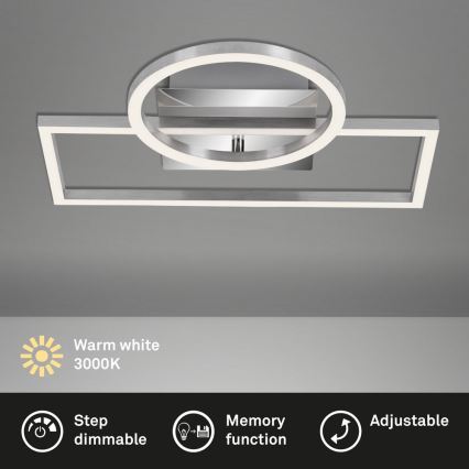 Briloner - Plafón LED regulable FRAMES LED/19W/230V