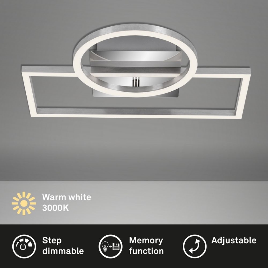 Briloner - Plafón LED regulable FRAMES LED/19W/230V