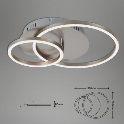 Briloner - Plafón LED regulable FRAMES LED/24,5W/230V