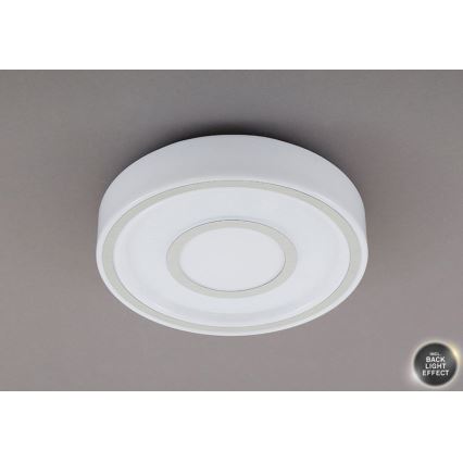 Briloner - Plafón LED SIRKEL LED/12W/230V cromo mate