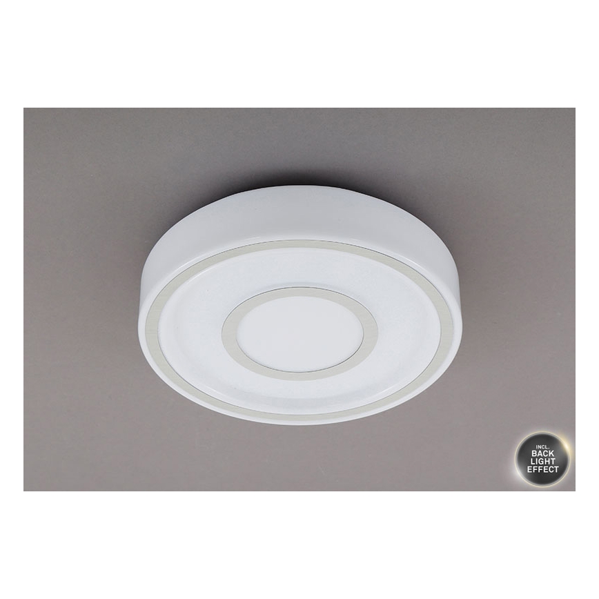Briloner - Plafón LED SIRKEL LED/12W/230V cromo mate