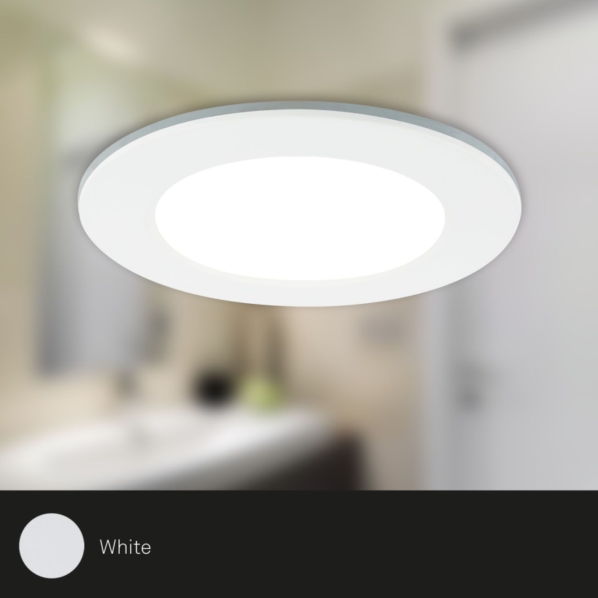 Briloner - SET 3x RGBW Lámpara empotrable de baño LED regulable LED/4,8W/230V 3000-6500K IP65 + control remoto