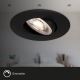 Briloner - SET 3x Lámpara de baño LED regulable LED/4,9W/230V IP23