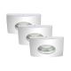 Briloner - SET 3xLED Lámpara empotrable de baño ATTACH 1xGU10/4W/230V IP44