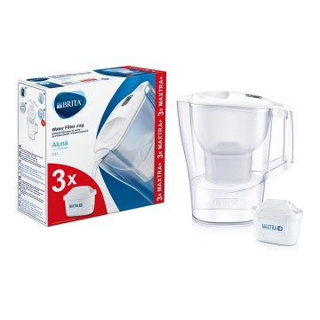 Brita - Hervidor con filtro Aluna 2,4 l + 3 filtros