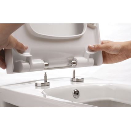 Bruckner - Asiento de inodoro SoftClose FULDA SLIM blanco
