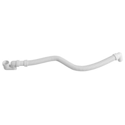 Bruckner - Codo de conexión flexible para tubo 80 cm blanco