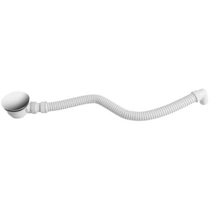Bruckner - Codo de conexión flexible para tubo 80 cm blanco