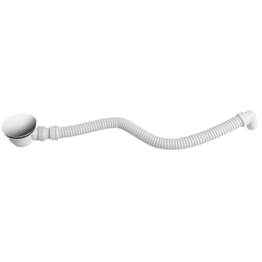 Bruckner - Codo de conexión flexible para tubo 80 cm blanco
