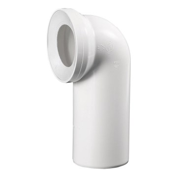 Bruckner - Conector de desagüe de inodoro 90° 11 cm blanco