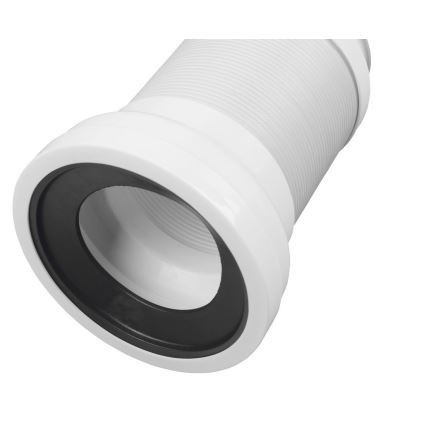 Bruckner - Conector flexible para desagüe de inodoro 27,5-55 cm blanco