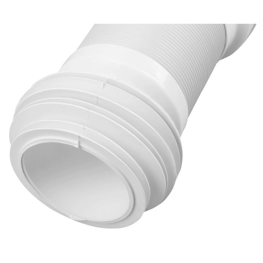 Bruckner - Conector flexible para desagüe de inodoro 27,5-55 cm blanco