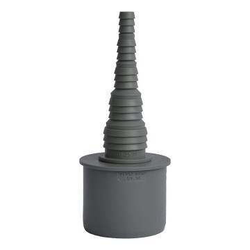 Bruckner - Extremo de conexión para manguera DN50 8-25 mm gris