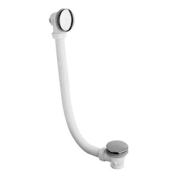Bruckner - Juego de baño CLICK-CLACK blanco/cromo brillante