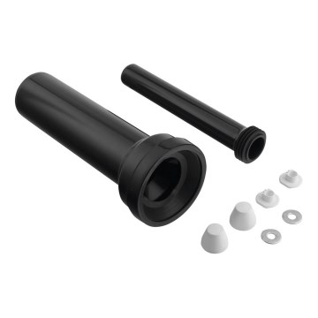 Bruckner - Kit de conexión para inodoro suspendido 35 cm negro