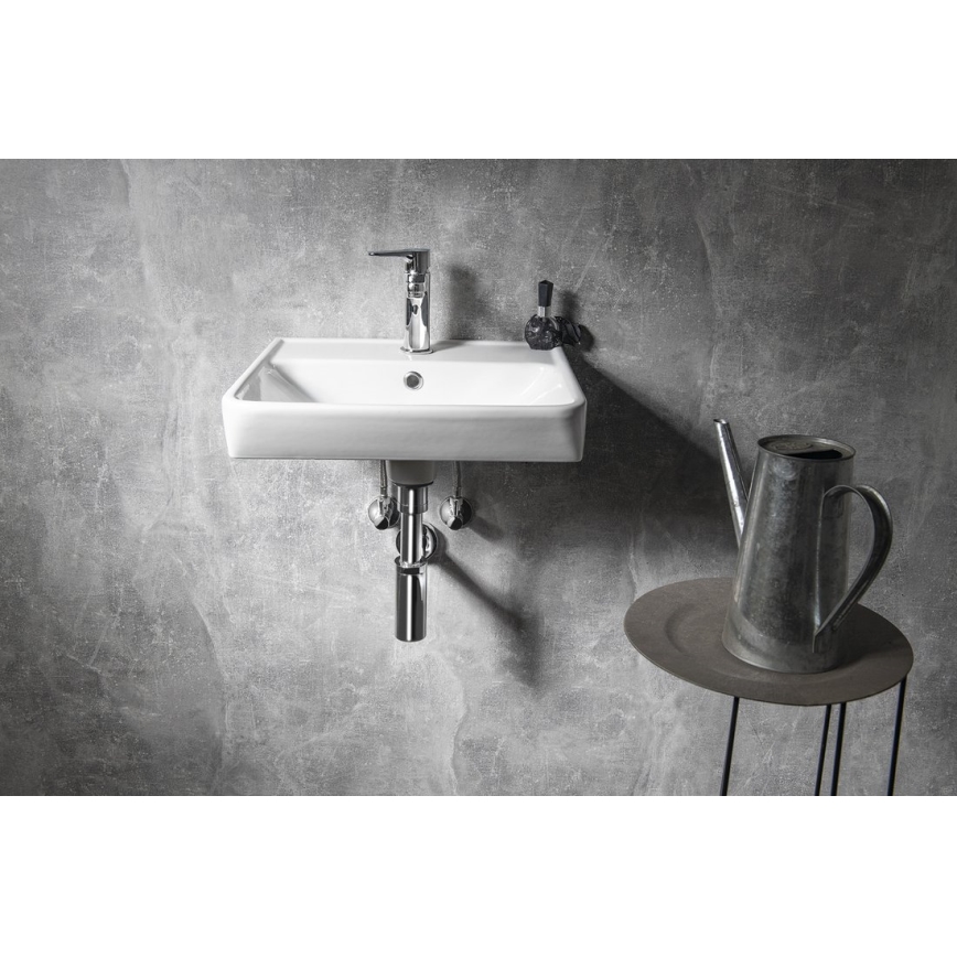 Bruckner - Lavabo empotrado NEON 45x41,5 cm cerámica/blanco