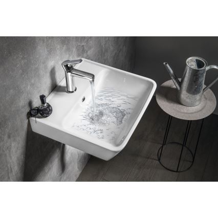 Bruckner - Lavabo empotrado NEON 45x41,5 cm cerámica/blanco